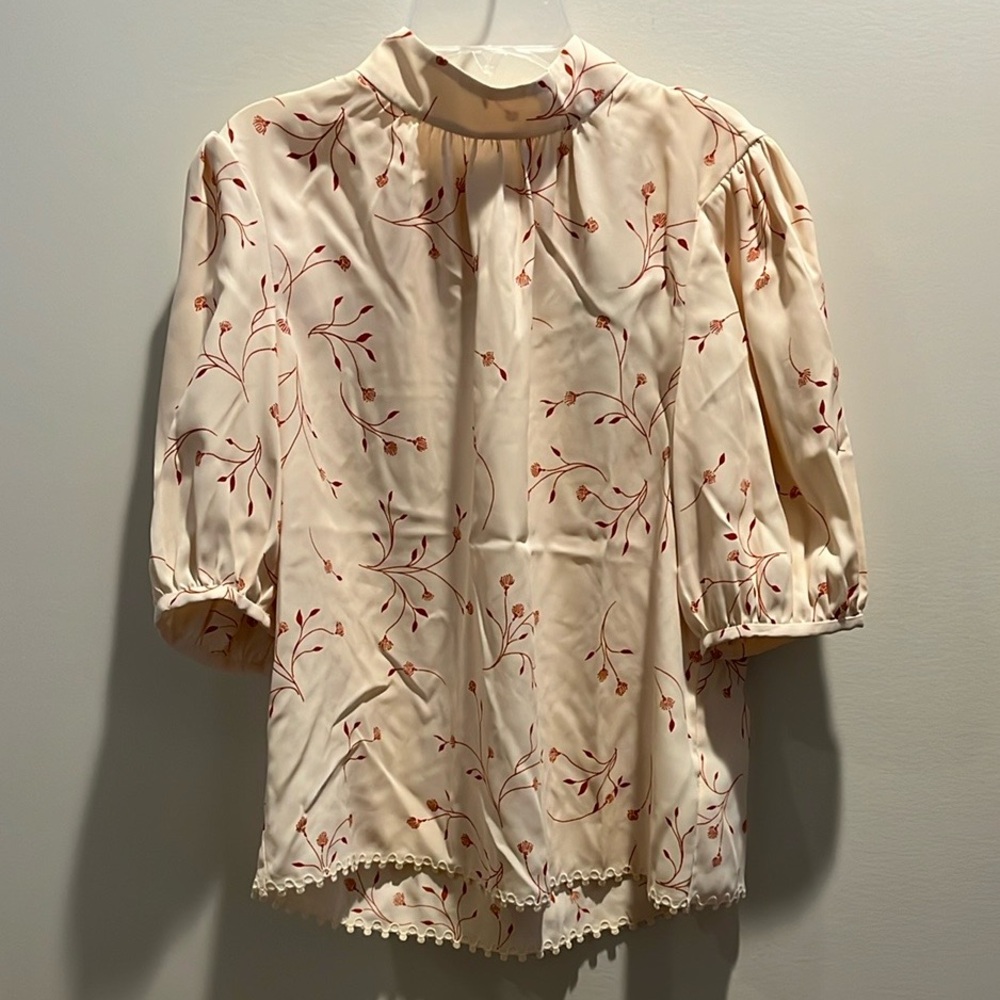 NWT Joie Alfrie Floral Print Blouse, Small - Picture 7 of 14